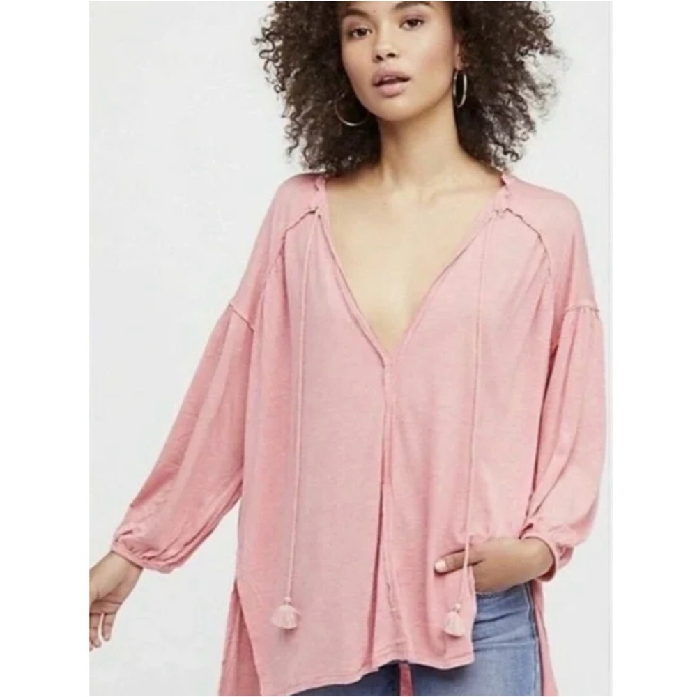 Oversized Free People ~ We The Free ~ Just A Henley Top